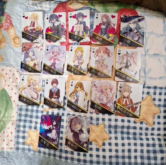 Goddess Story Moe Girls Domain Set 2 17 Holo R Cards - Picture 2 of 2